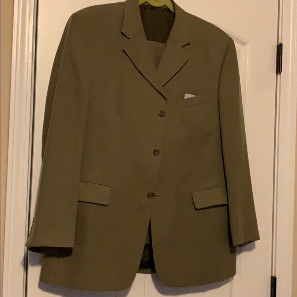 Preowned men’s brown suit - custom made